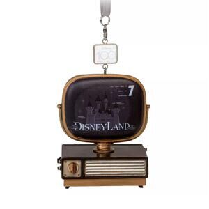 Disney 100 Walt Disney's Disneyland Light-Up and Sound Sketchbook Ornament New